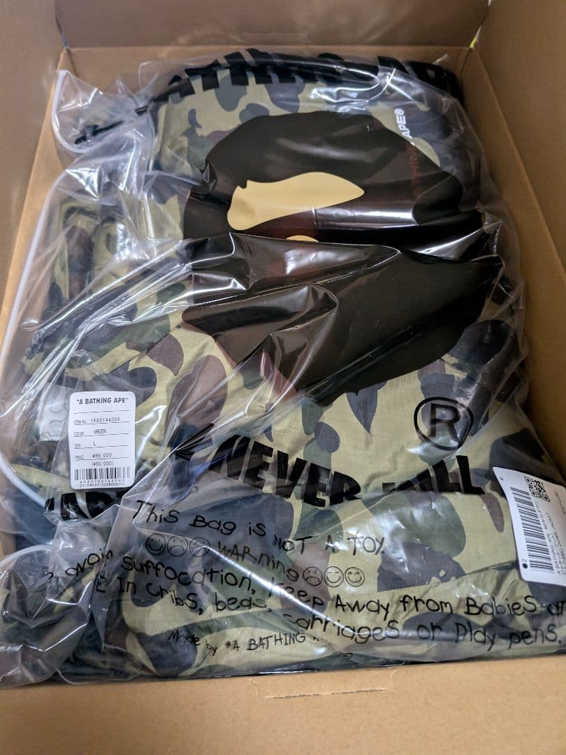 ジャケット・アウター A BATHING APE 1ST CAMO DOWN JACKET