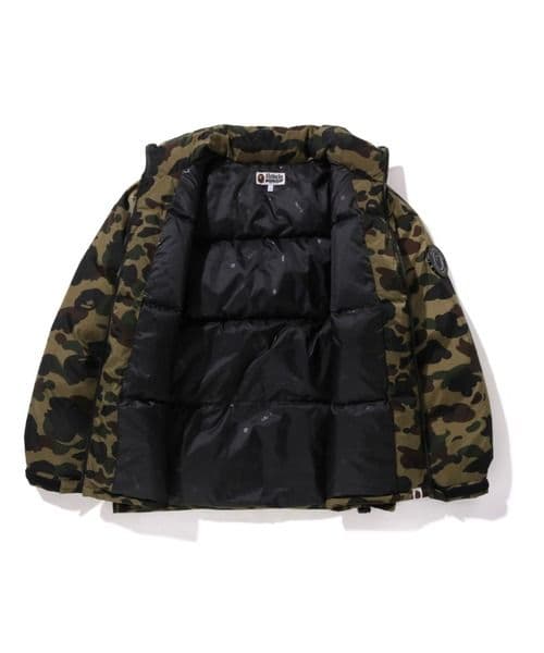 ジャケット・アウター A BATHING APE 1ST CAMO DOWN JACKET