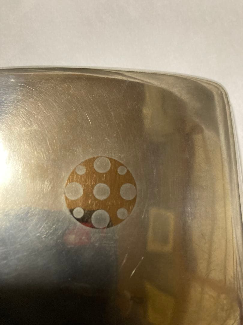 レトロシルバー（銀製）シガレットケース　タバコ入れ　記念あり