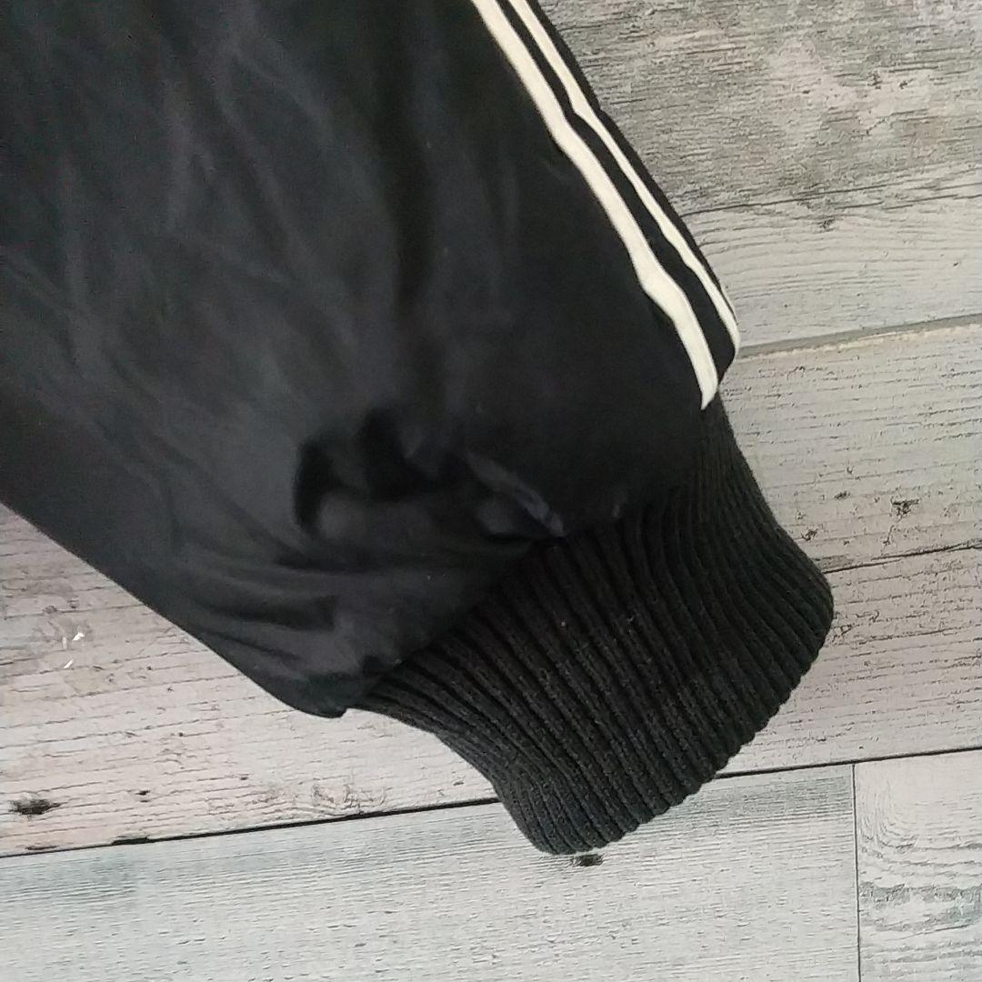 激レア☆80s アディダス 両面刺繍ロゴ リバーシブル 中綿 ジャケット L