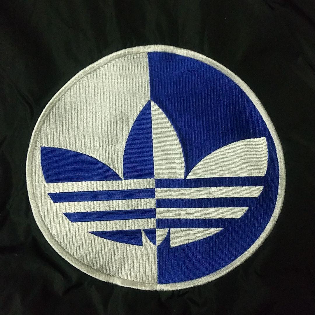 激レア☆80s アディダス 両面刺繍ロゴ リバーシブル 中綿 ジャケット L