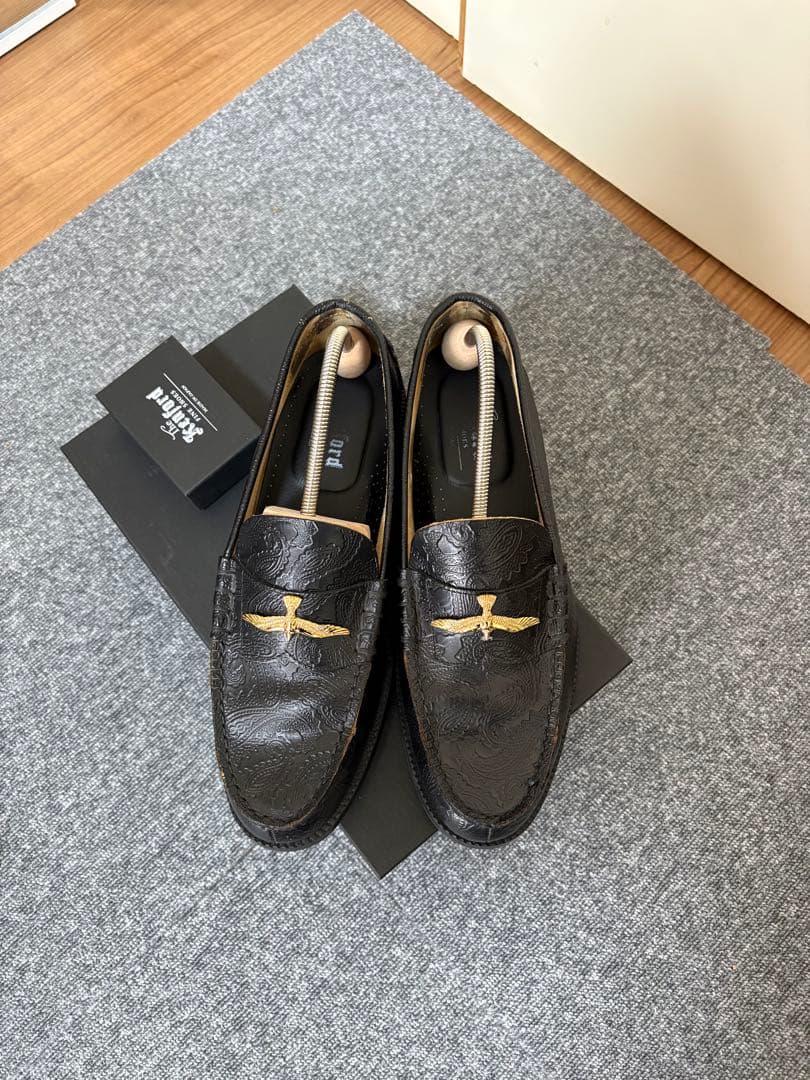 最終値下げ　kenford ペイズリーローファー　全面