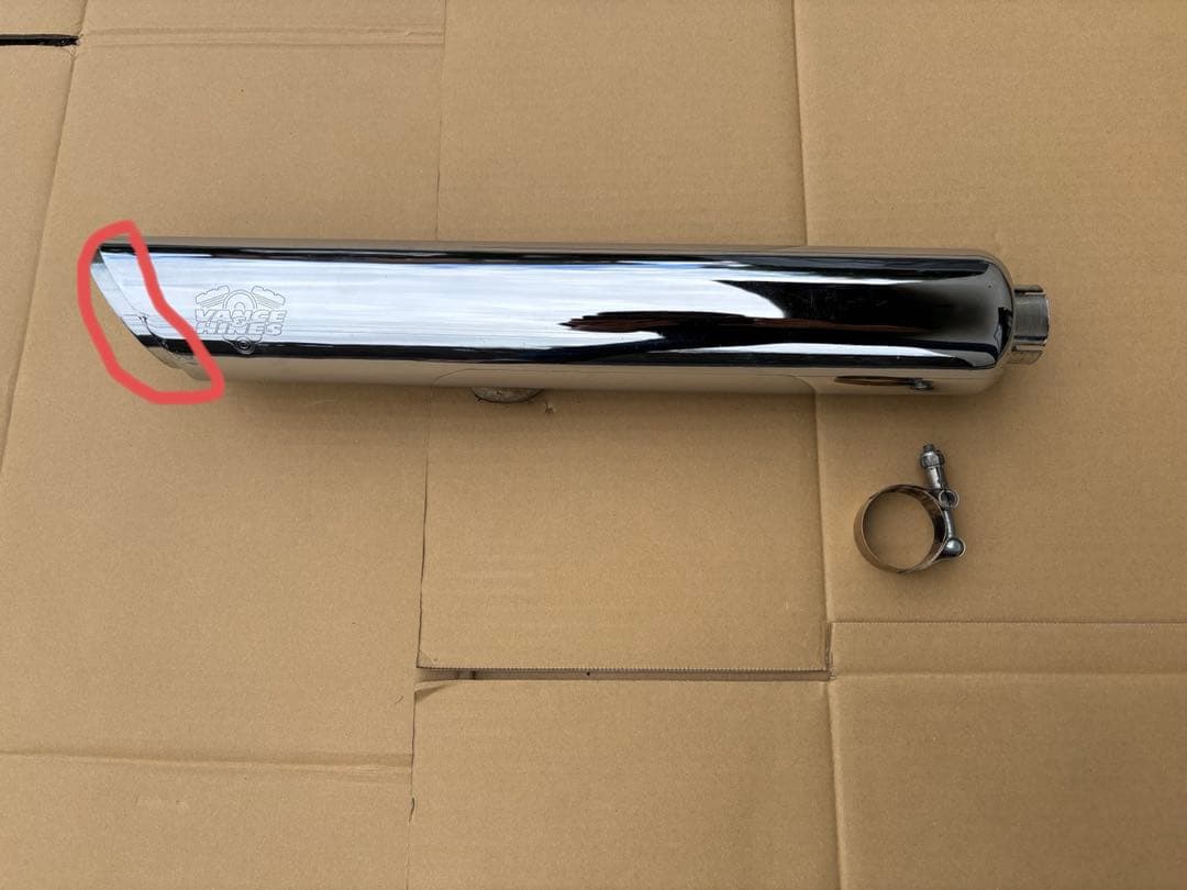 VANCE & HINES ツインスラッシュ 3インチ スリップオンマフラー