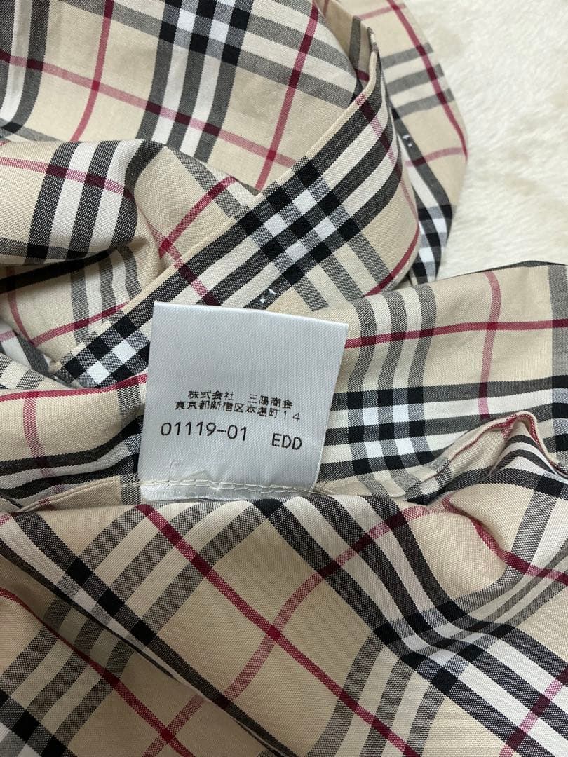BURBERRY チェック柄 半袖ワンピース