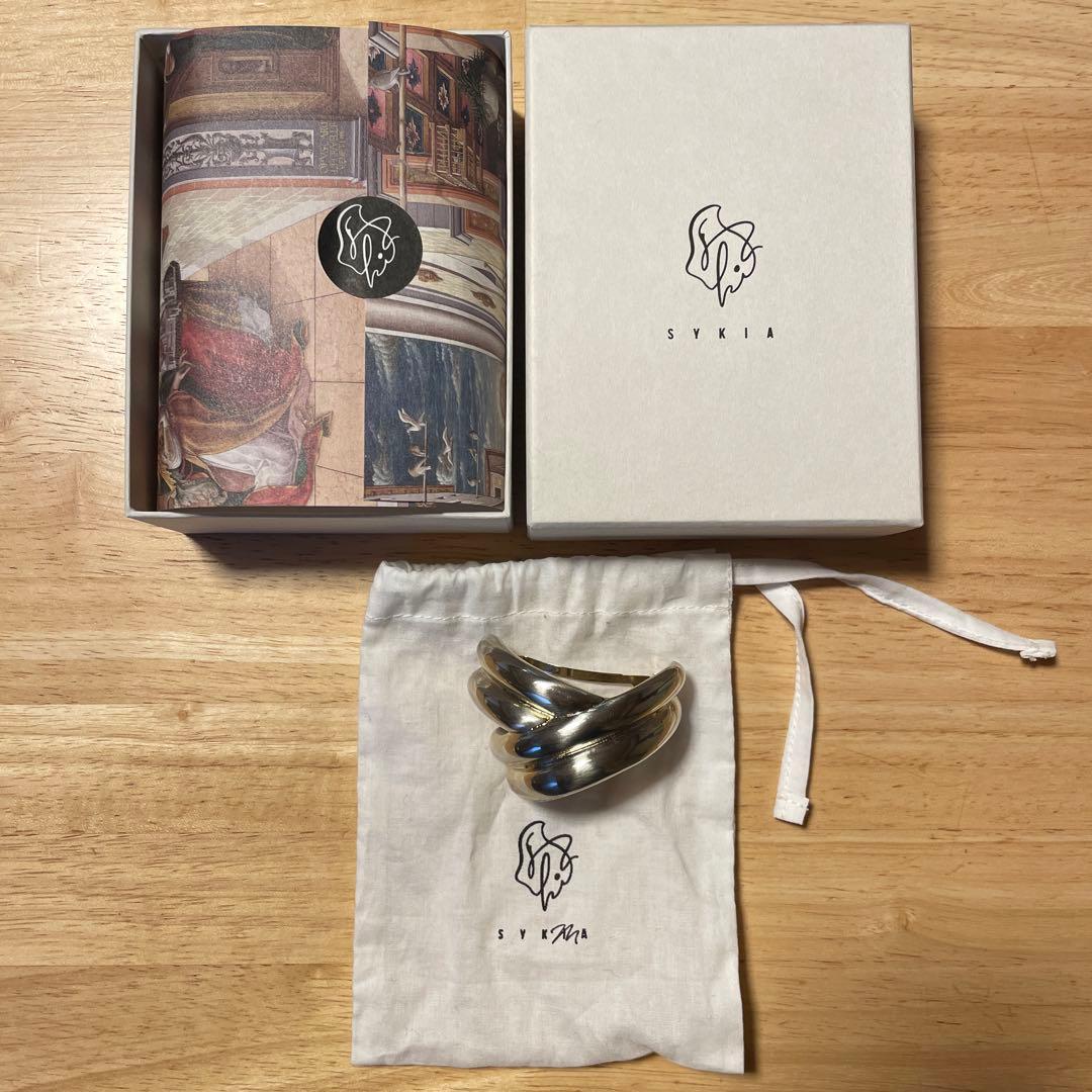 SYKIA×MAO Rope Barrette /Gold