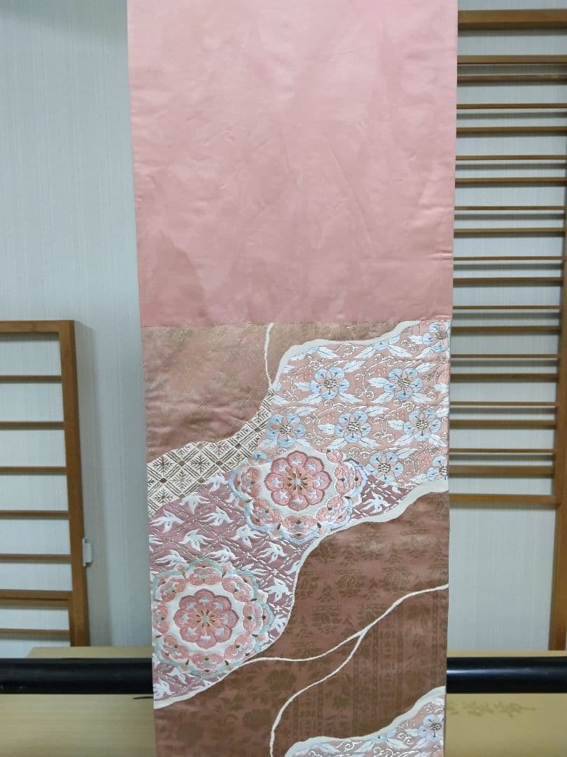 専用 最終値下げ F‐305 付け下げ 京友禅 組紐 袷 金彩 銀彩 暈し 美品