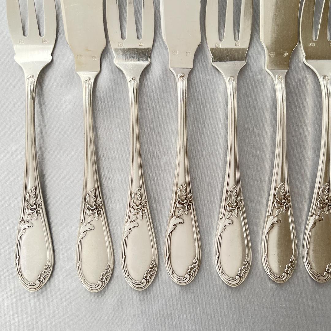 【仏蘭西】 Louis XV カトラリーセット 12本　ルイ15世様式