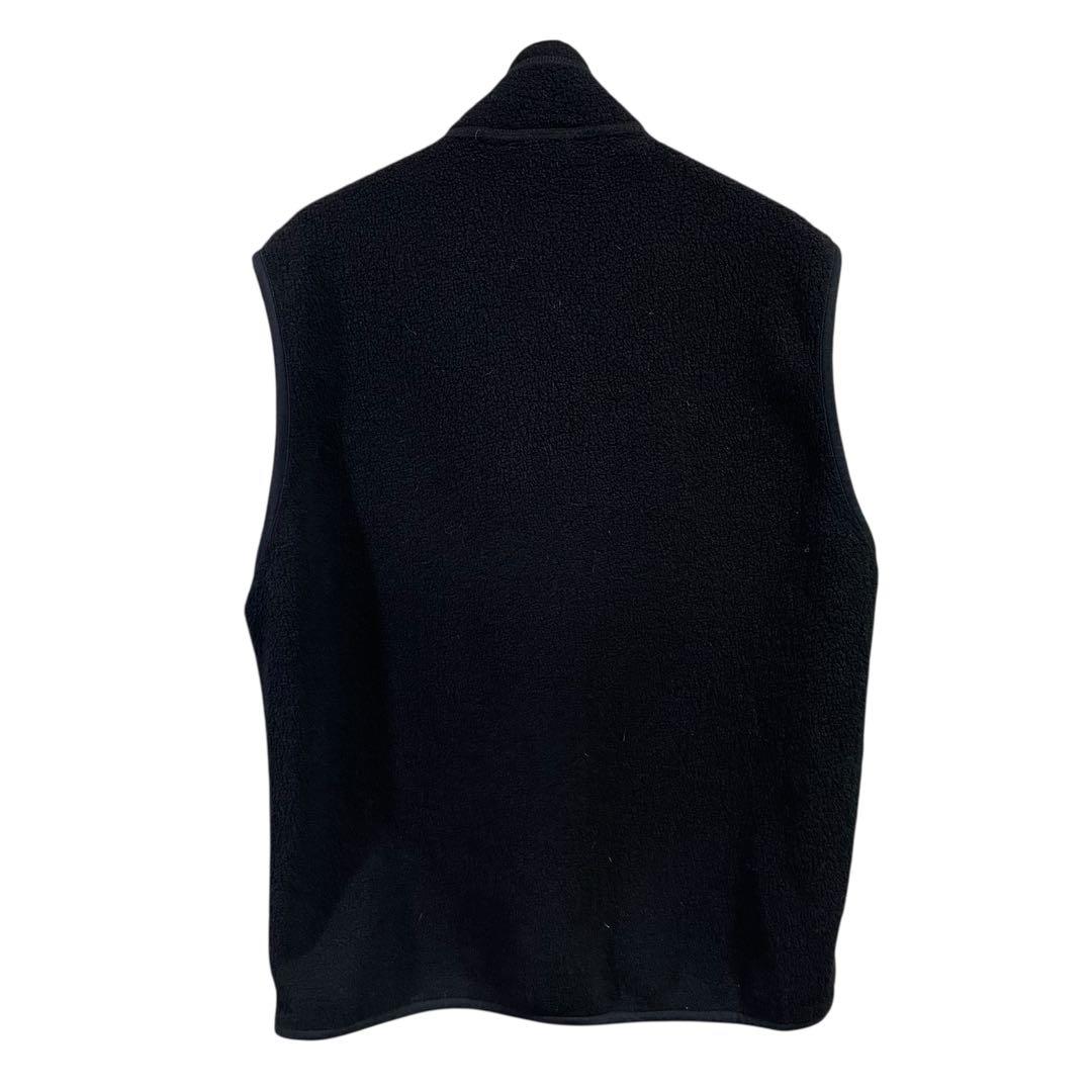 90s patagonia フリースベスト　ブラック　M USA製