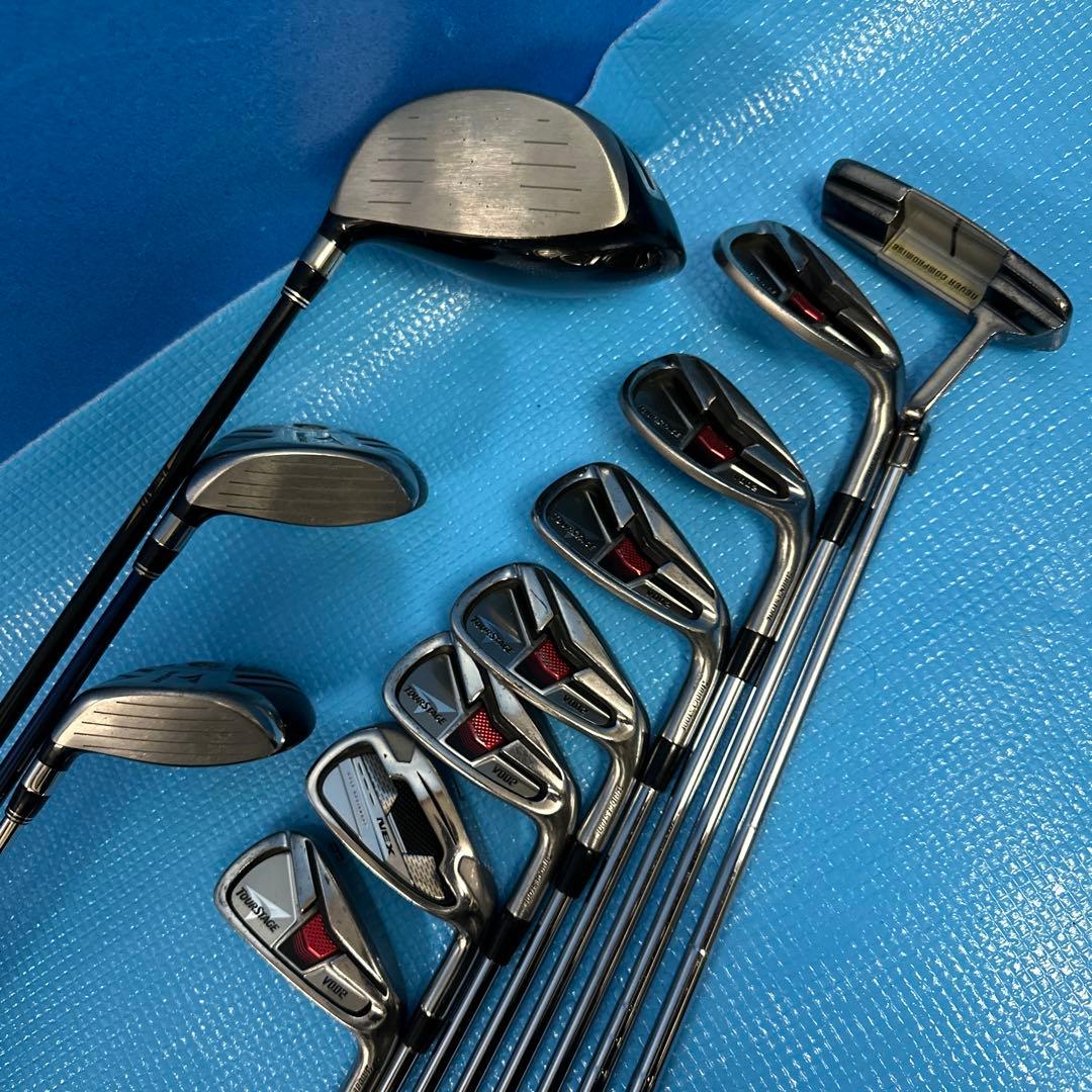 TOUR STAGE GOLFフルセットキャディーバッグ付き値下げ中！