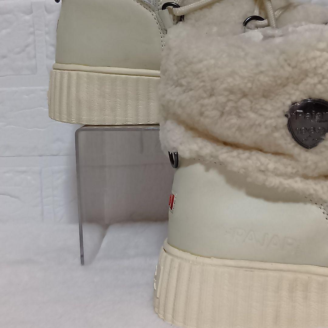 ​極暖♡【Pajar】パジャール リアルムートン スノーブーツ 防水 24.5