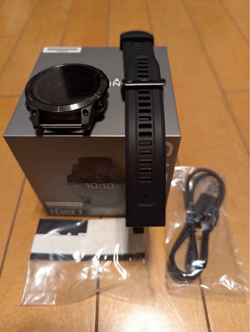 ガーミン fēnix 7 Sapphire Dual Power コーティング済