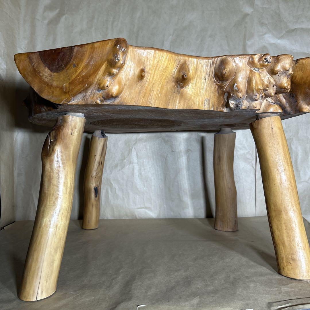 屋久杉　輪切りテーブル　一枚板 座卓 ローテーブル