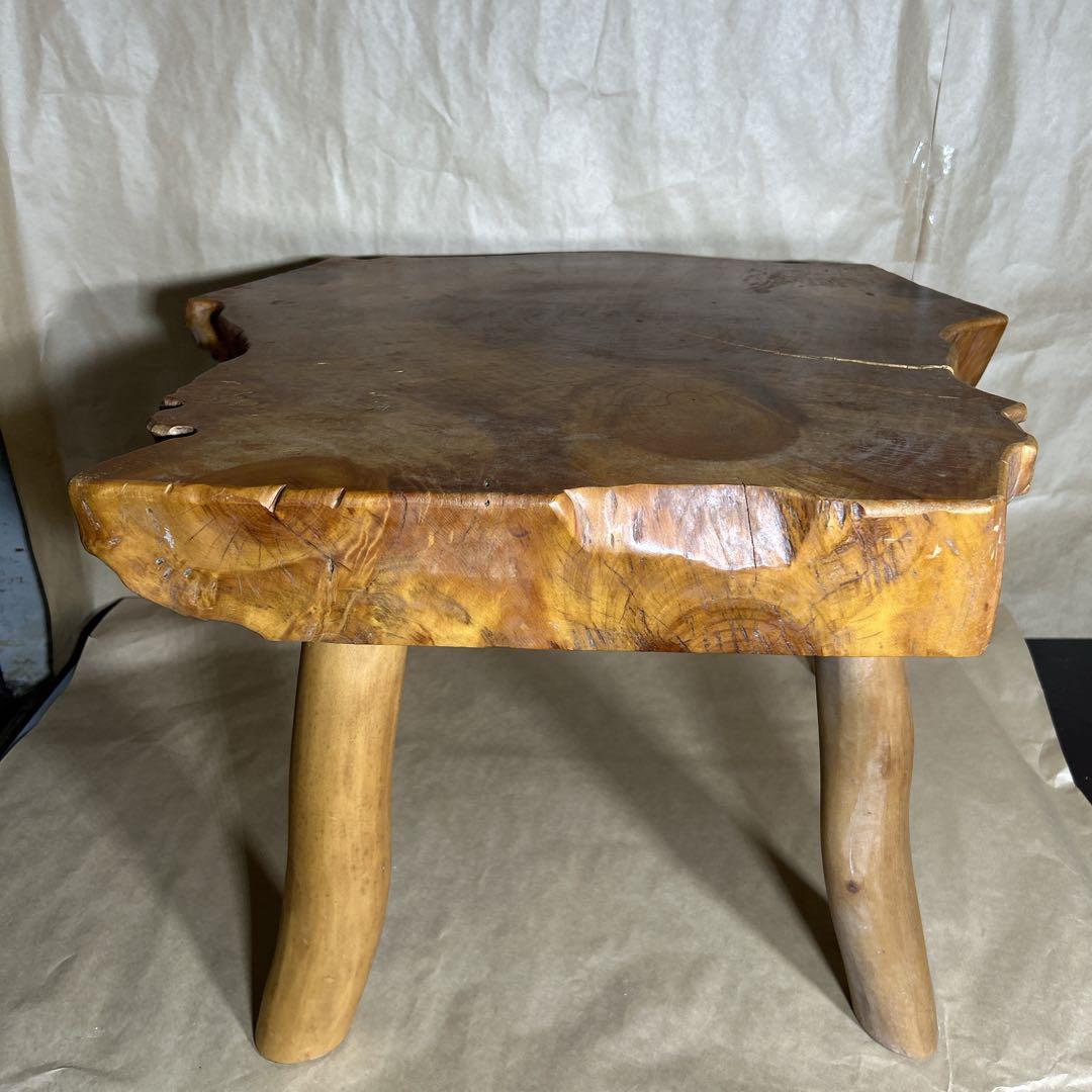 屋久杉　輪切りテーブル　一枚板 座卓 ローテーブル