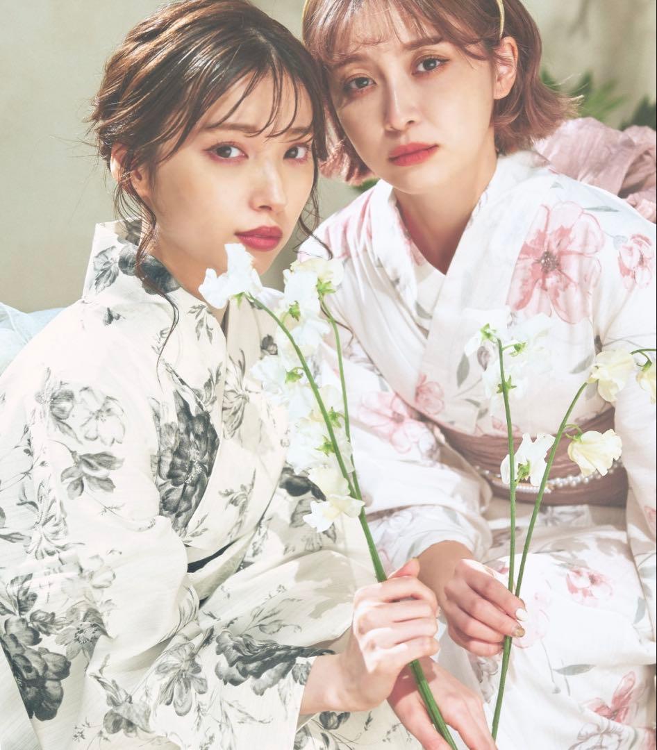 dita ディータ 水彩の十六夜色 浴衣 セット