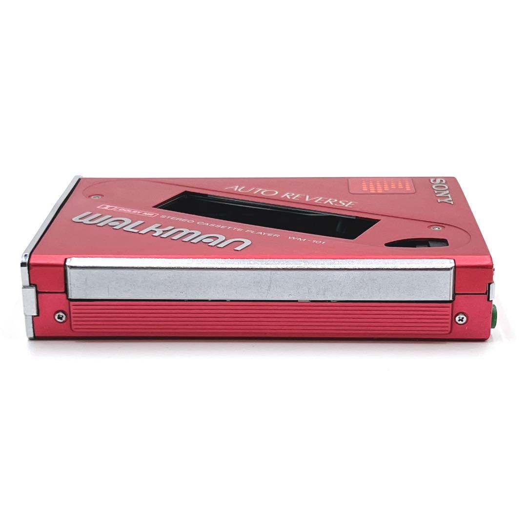 【美品・動作品】 SONY WM-101 カセットウォークマン 希少色　再生OK