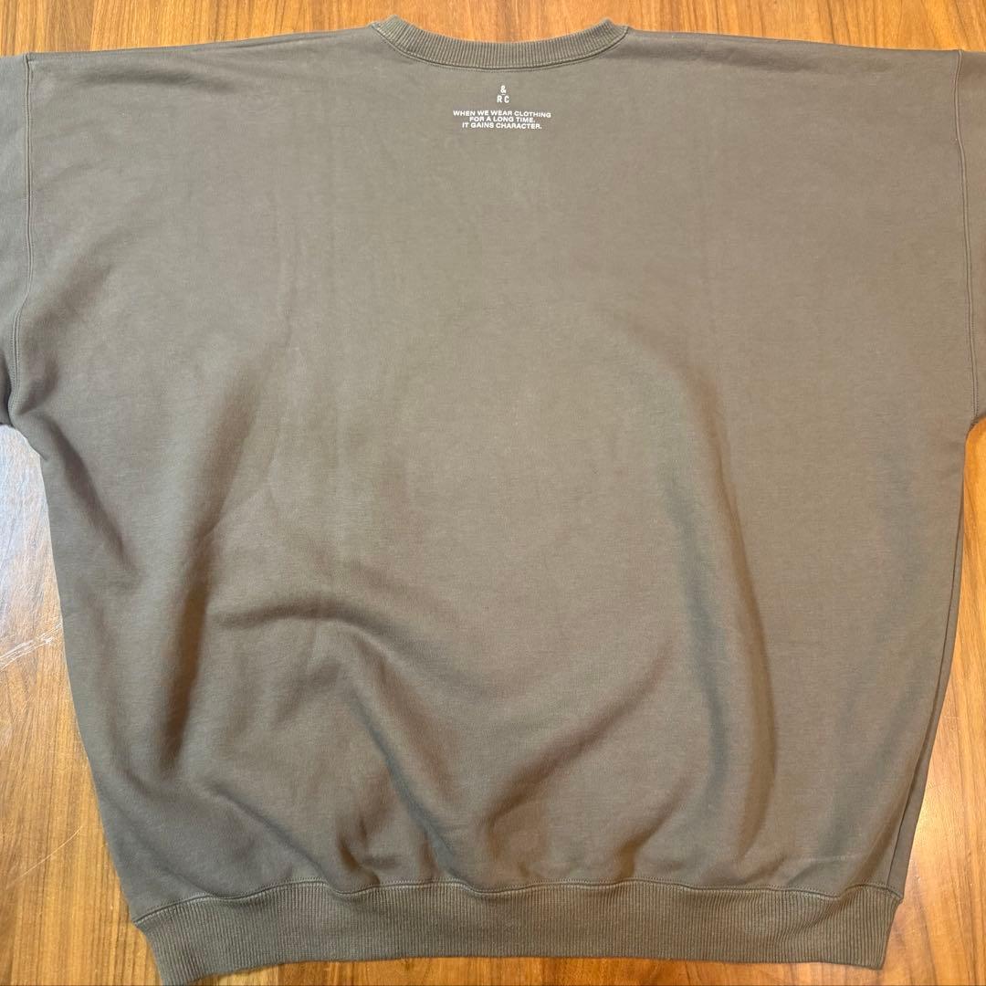 Curensology＆RC フレンチテリービッグトレーナー♢カーキ