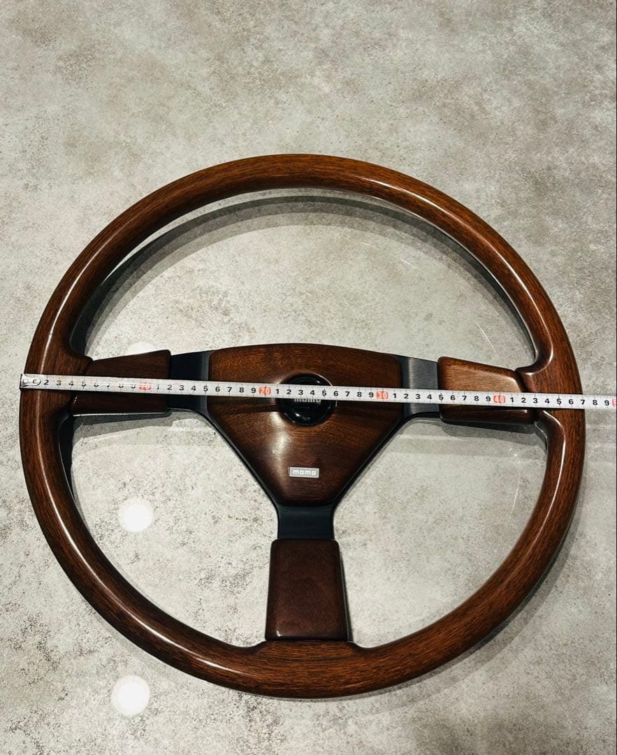 momo ウッド ステアリング トラック ハンドル 超希少 当時物 デコトラ
