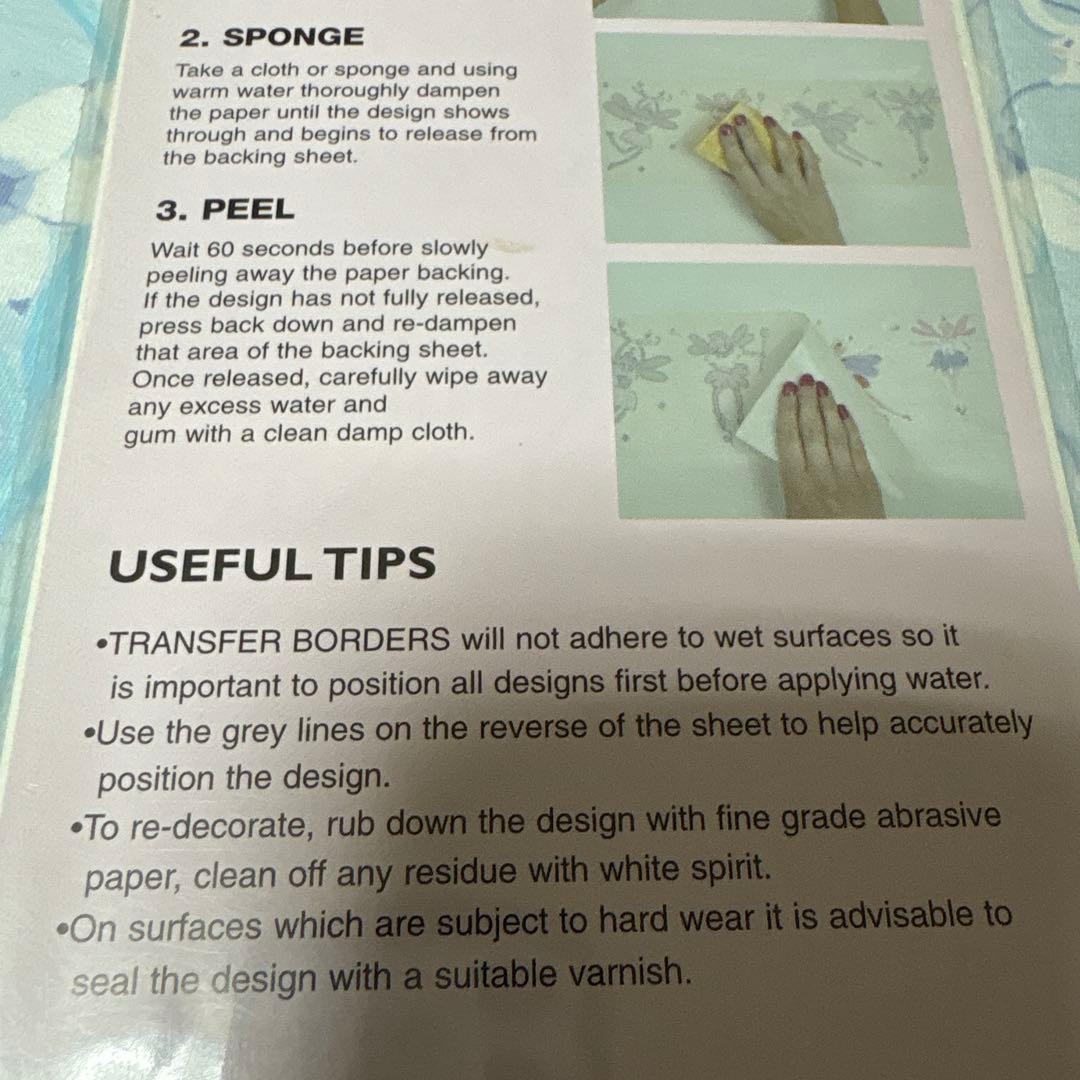 ローラアシュレイ LAURA ASHLEY 壁紙 転写 妖精 子供部屋