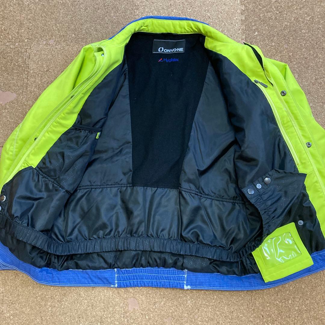 【レア】オンヨネ ONYONE スキーウェア スキー スノボジャケットSメンズ黄