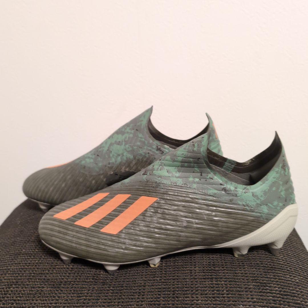 アディダス エックス 19+ FG(グリーン×オレンジ)