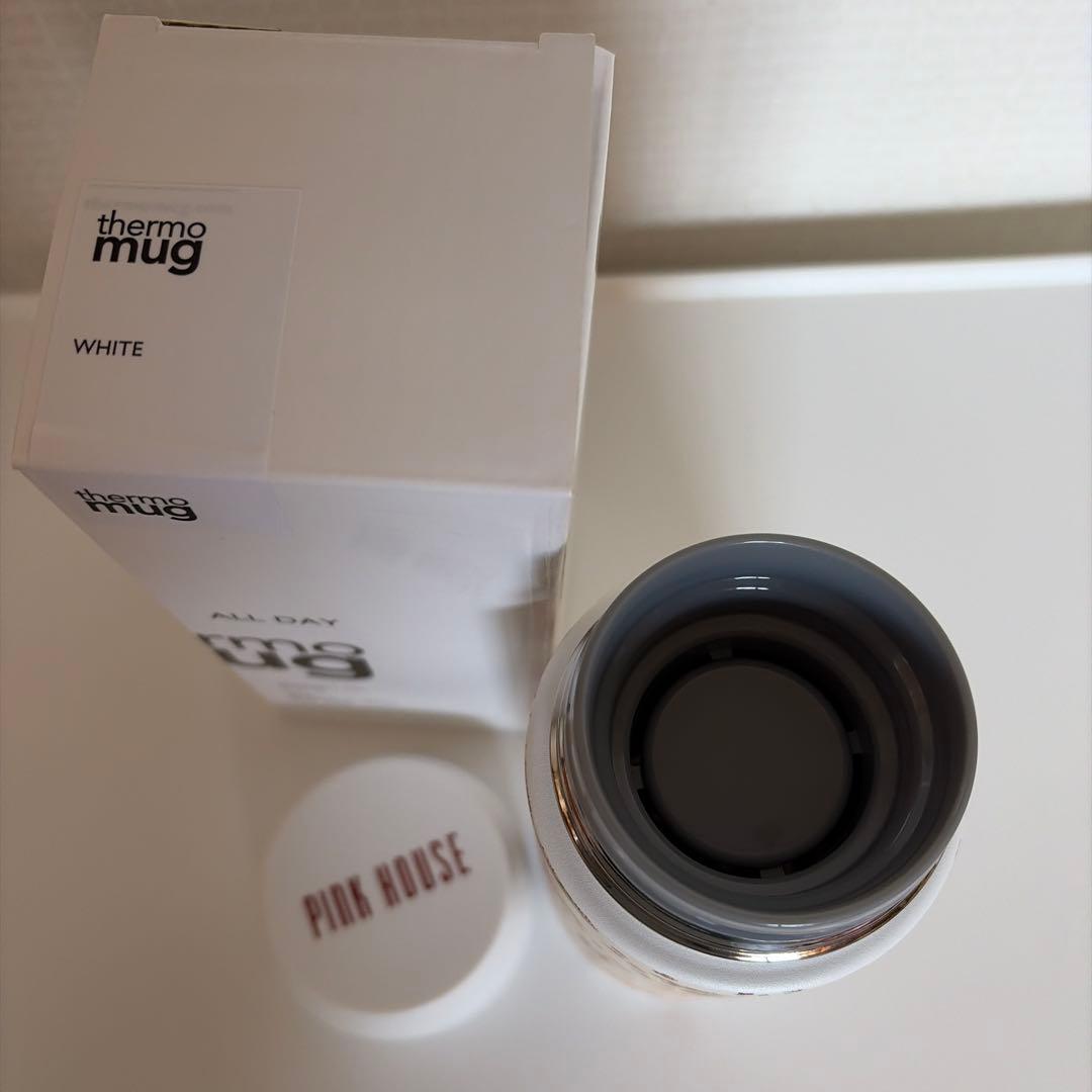 ピンクハウス♡ギンガムウサギサーモマグ