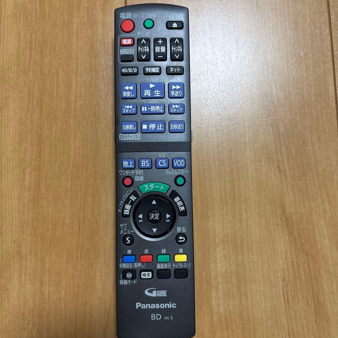 Panasonic ブルーレイレコーダーバッファロー外付けHD セットリモコン付