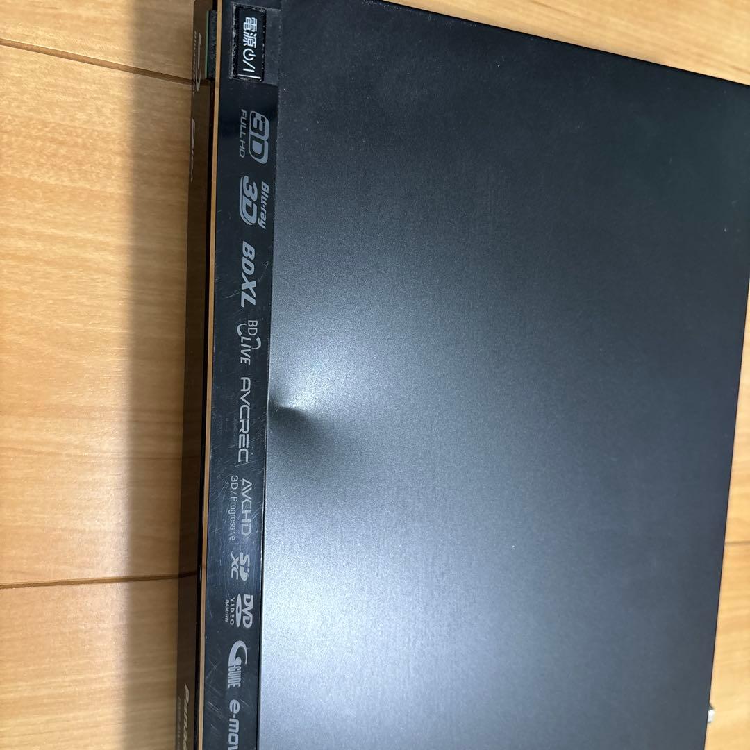 Panasonic ブルーレイレコーダーバッファロー外付けHD セットリモコン付