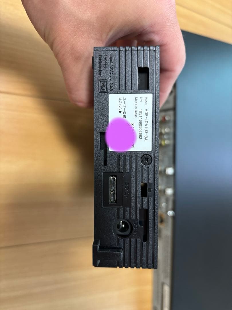 Panasonic ブルーレイレコーダーバッファロー外付けHD セットリモコン付