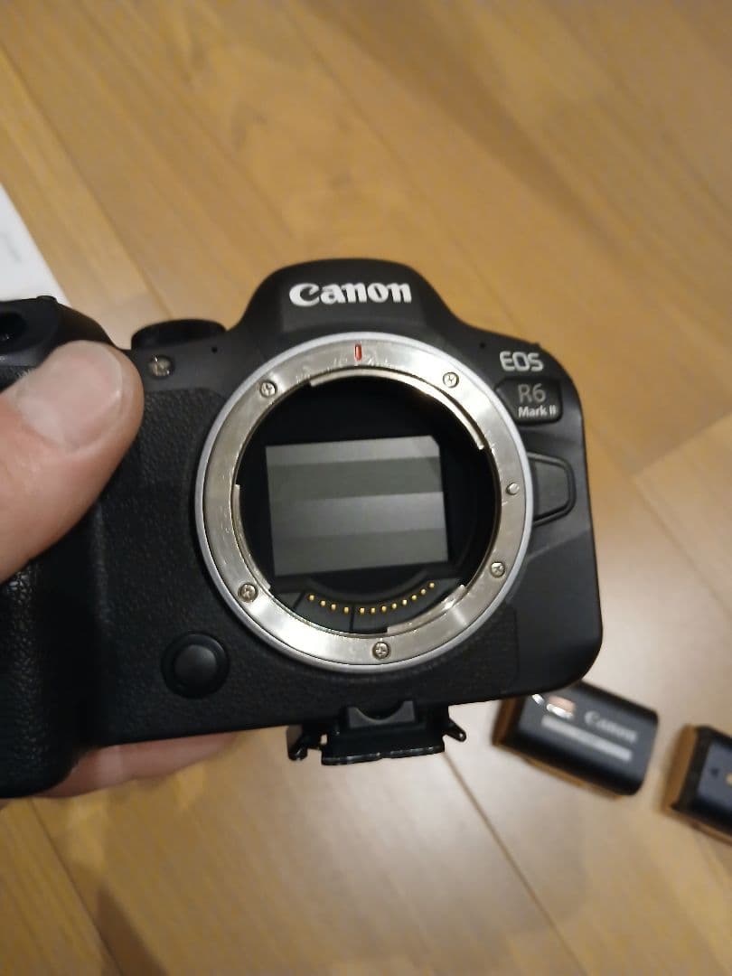 Canon EOS R6 mark2 ミラーレス一眼本体とバッテリー2個と充電器