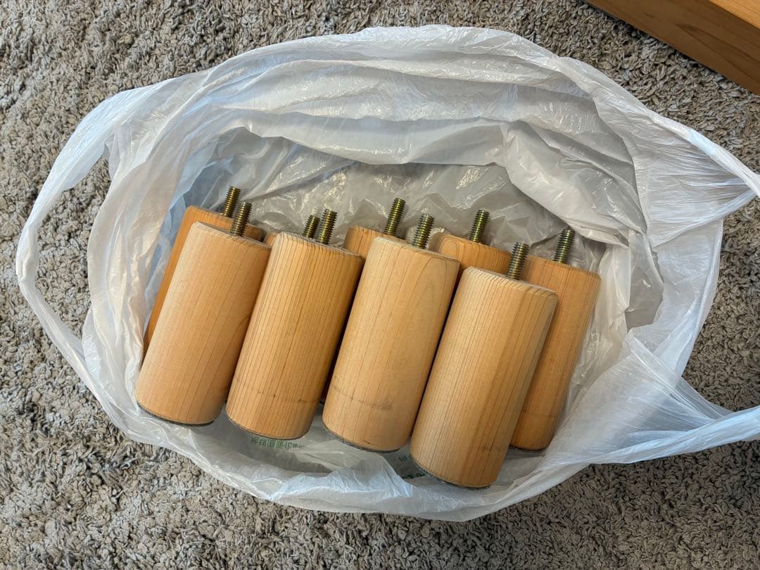 木製スノコベッド ダブルサイズ