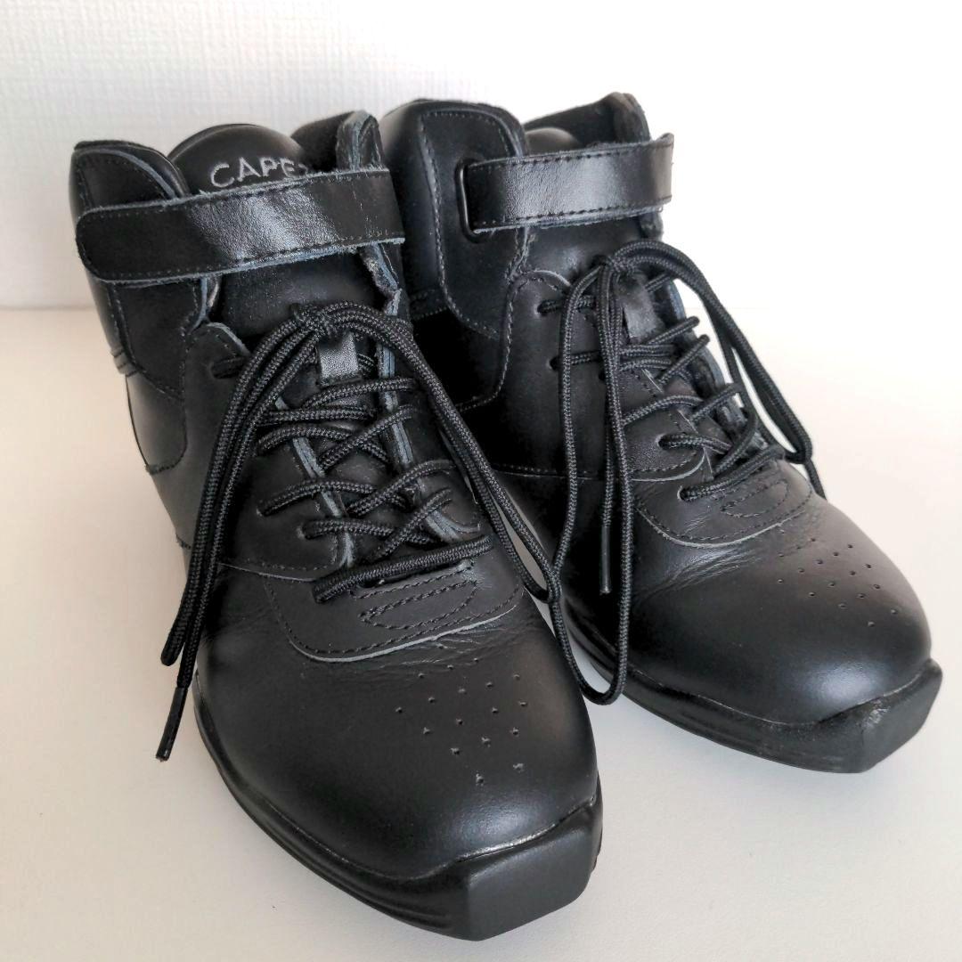 未使用級 カペジオ Capezio ダンススニーカー DS01 24.5cm 黒