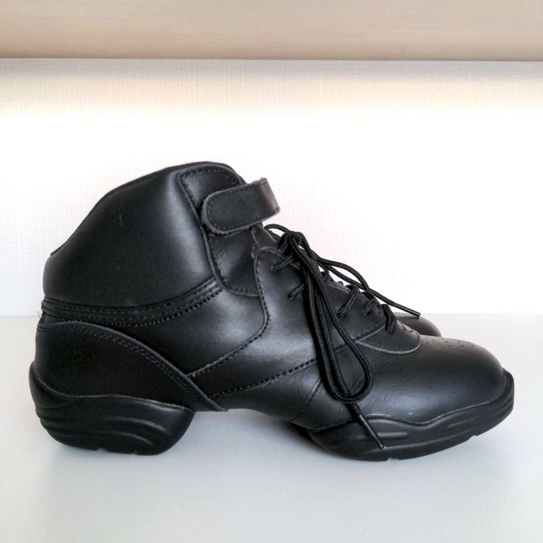 未使用級 カペジオ Capezio ダンススニーカー DS01 24.5cm 黒