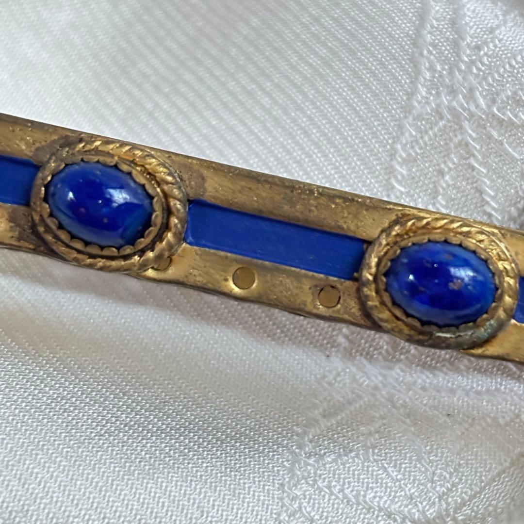 【希少・フランス製】アンティーク 口金金具　プチポアン サンプルタグ付100年前