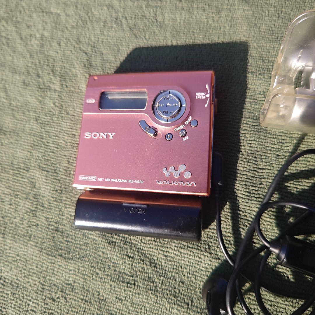 SONY ポータブル MD プレーヤー MZ-N920 ウォークマン　ジャンク品