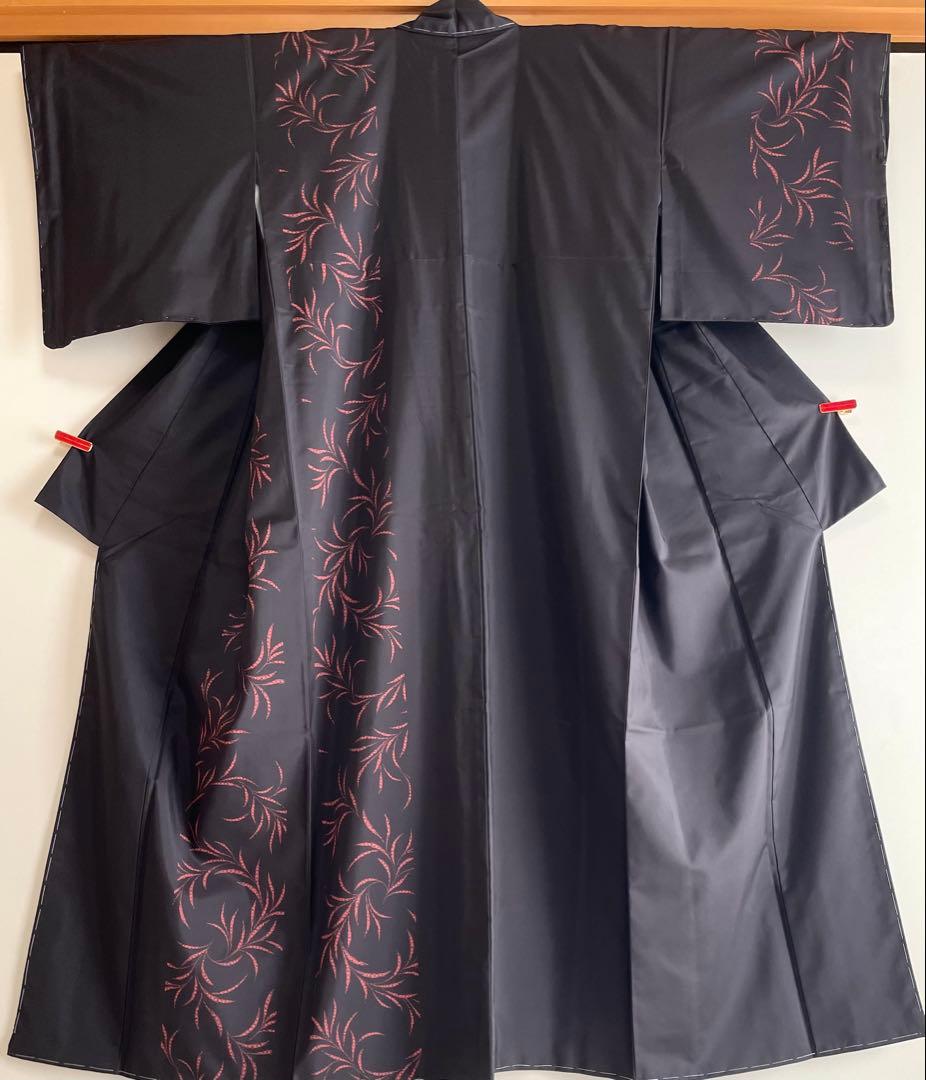 【しつけ付き未使用品】本場大島紬 粋な雰囲気の染大島 正絹