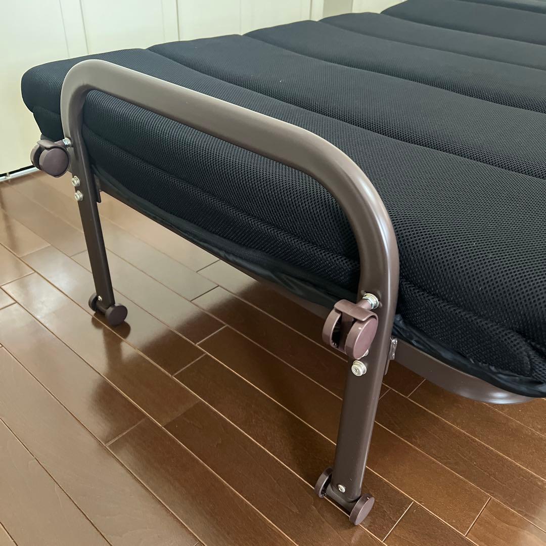 リクライニング付き‼️折りたたみベッド シングル