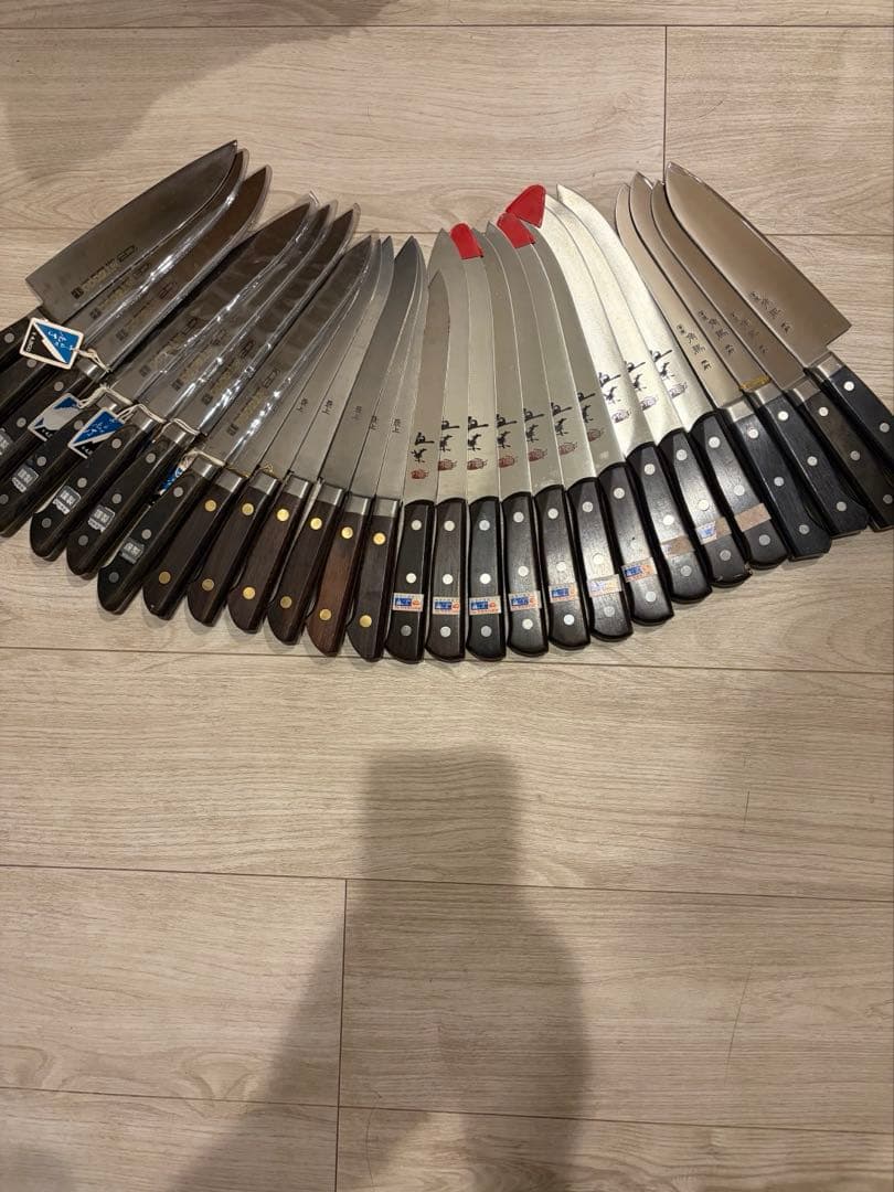 新品未使用　包丁セット 27本