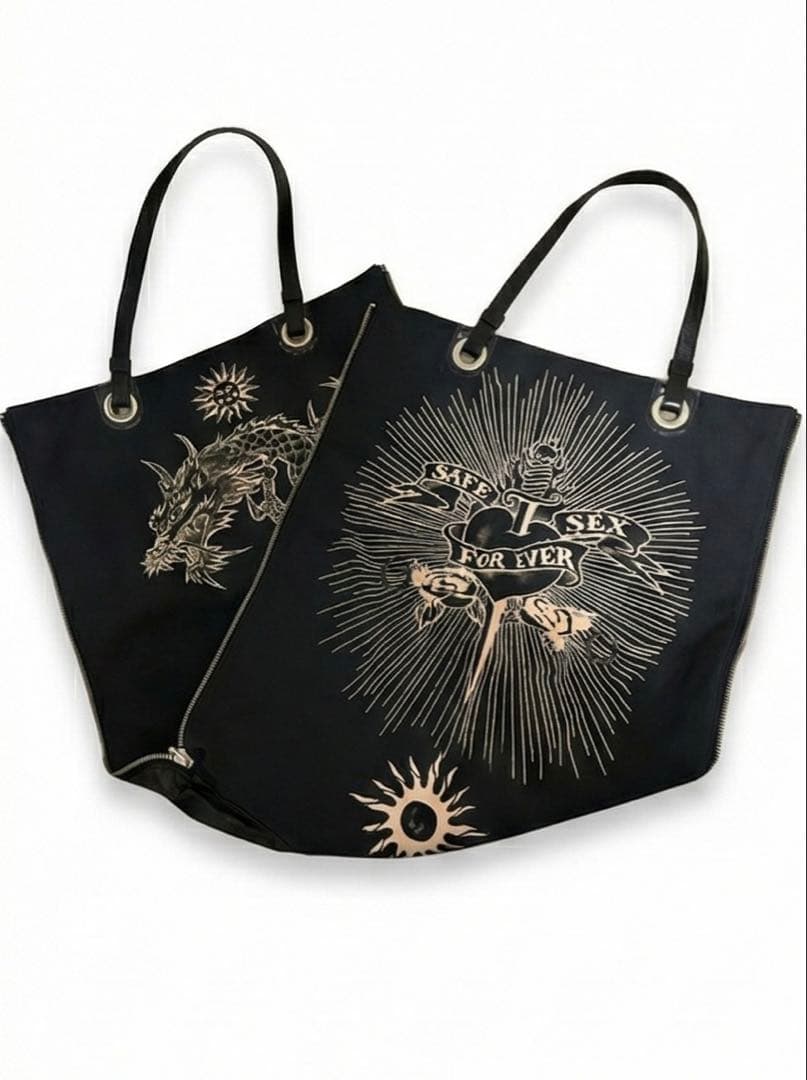 Jean Paul Gaultir リバーシブル　トートバッグ ドラゴン