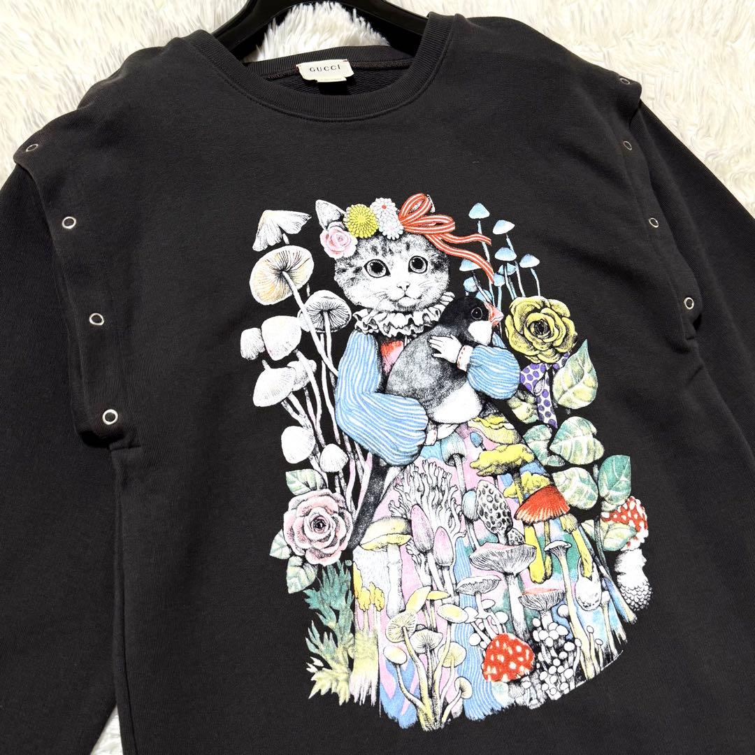 GUCCI グッチ ヒグチユウコ コラボ スウェット トレーナー キャット 猫