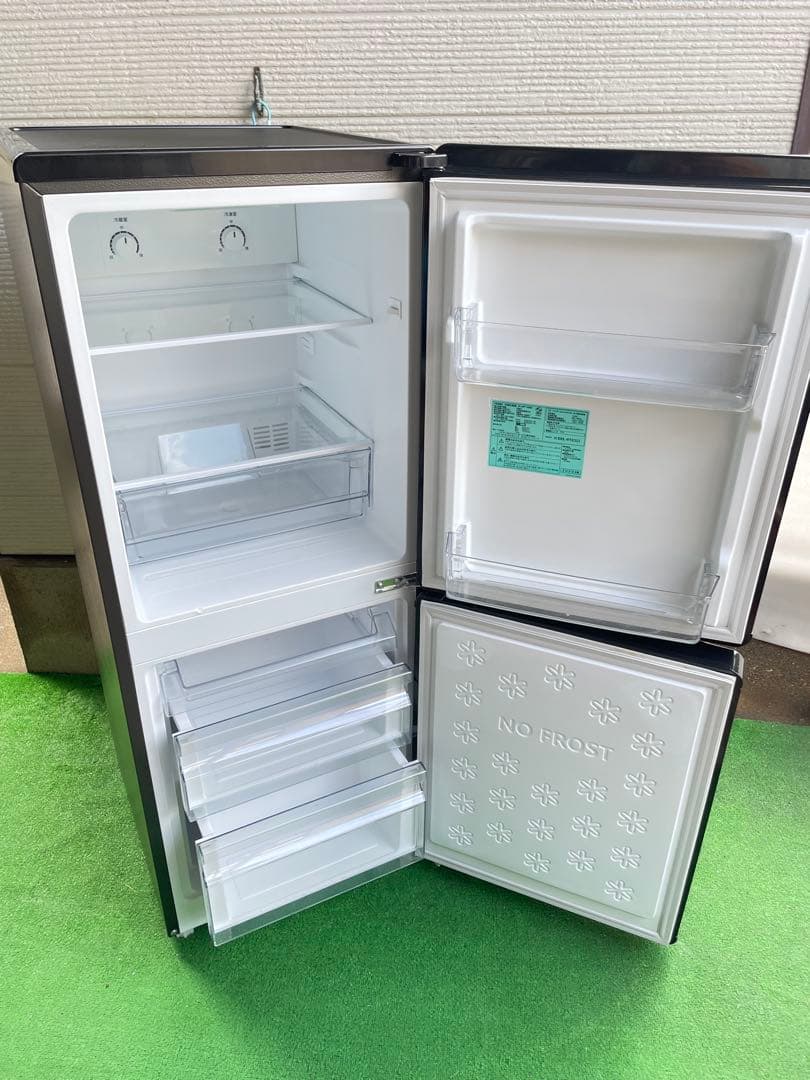 811 ハイアール 148L おしゃれブラック2ドア冷蔵庫 一人暮らし 単身