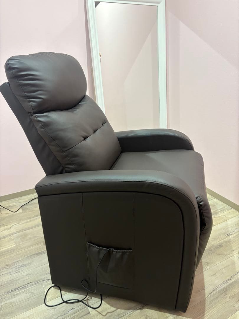 【送料無料】電動リクライニングソファ