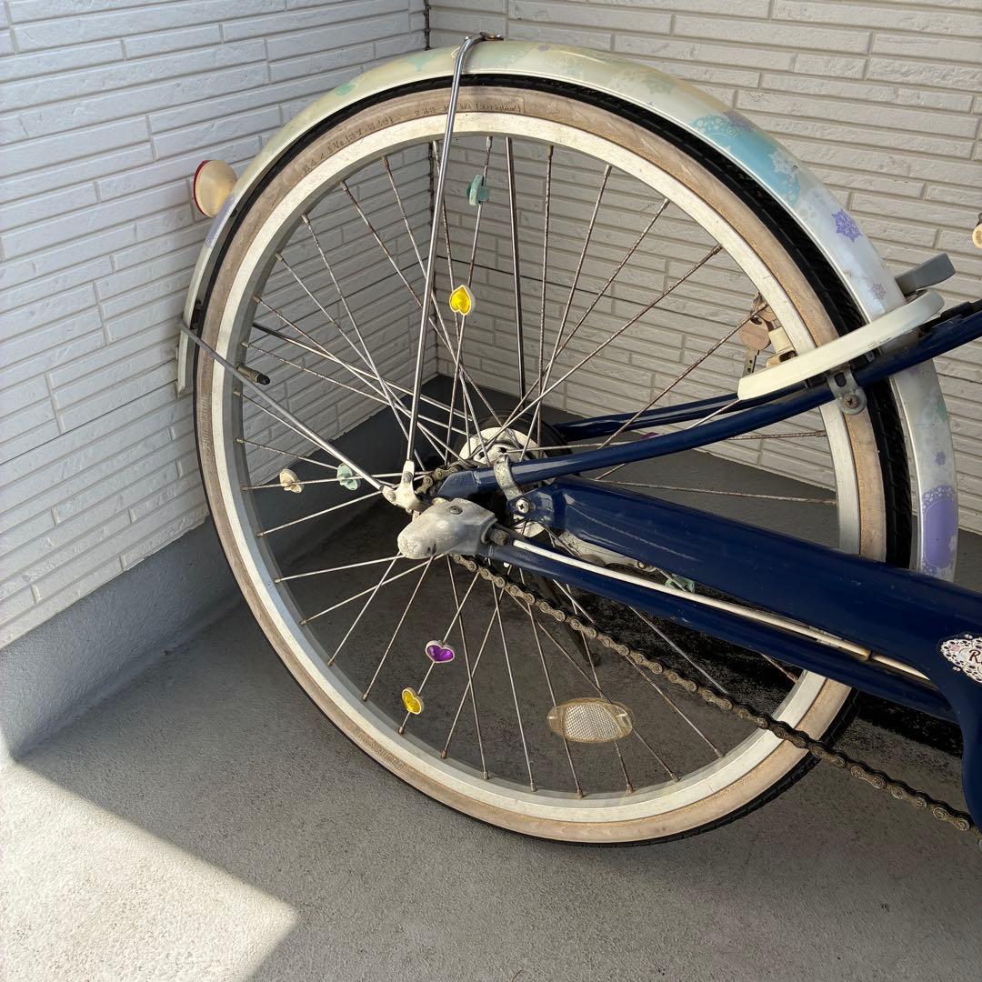 【山口県】ブリヂストン 女の子 自転車 リコリーナ24インチ ブルー