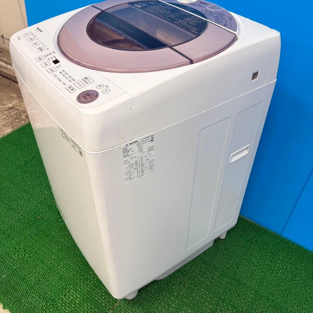 616 関東圏対応　洗濯機　7kg ピンクカラー　SHARP インバーター　美品