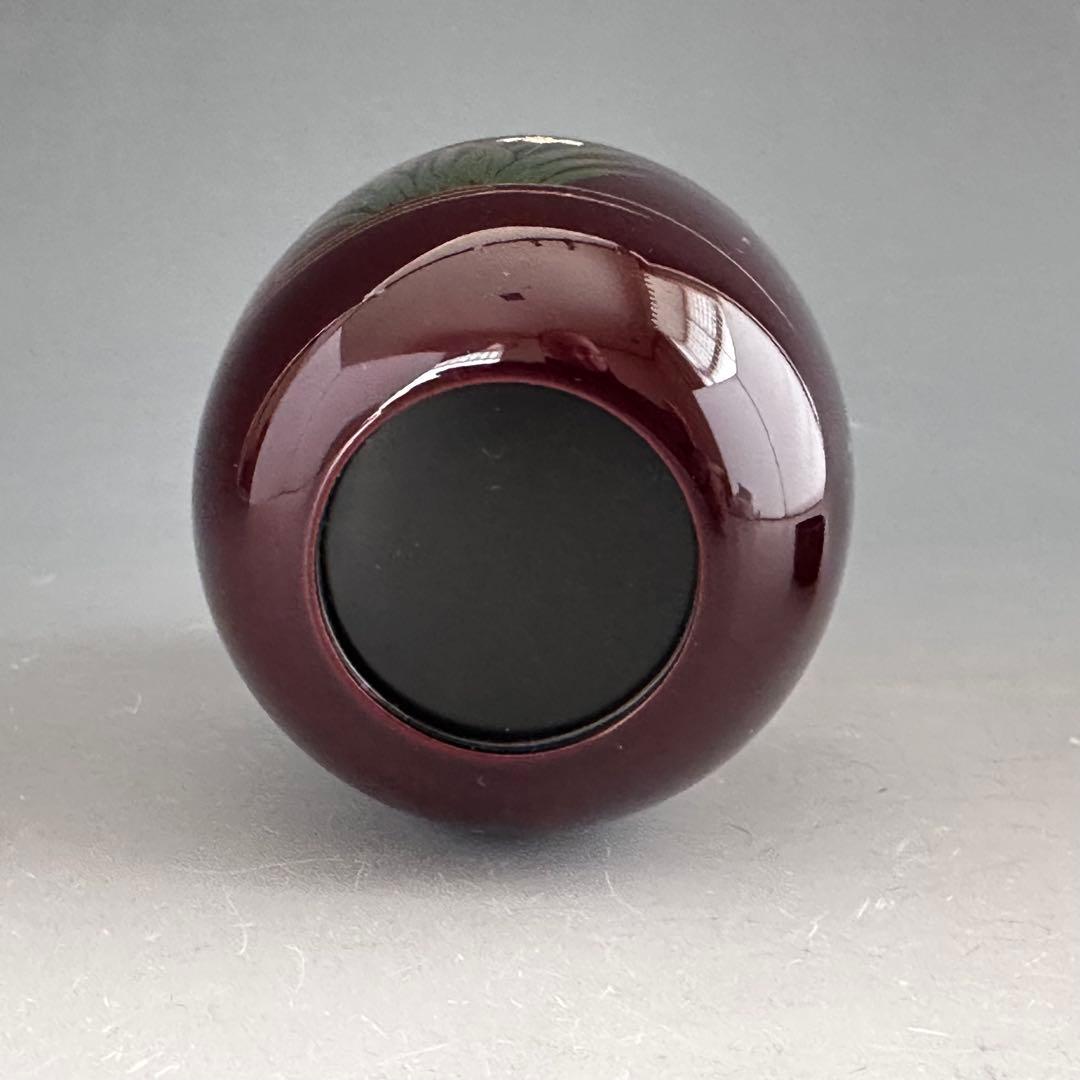 茶道具　八ツ橋蒔絵　中棗　田中宗陵　共箱　薄茶器　杜若　燕子花　稽古　茶会