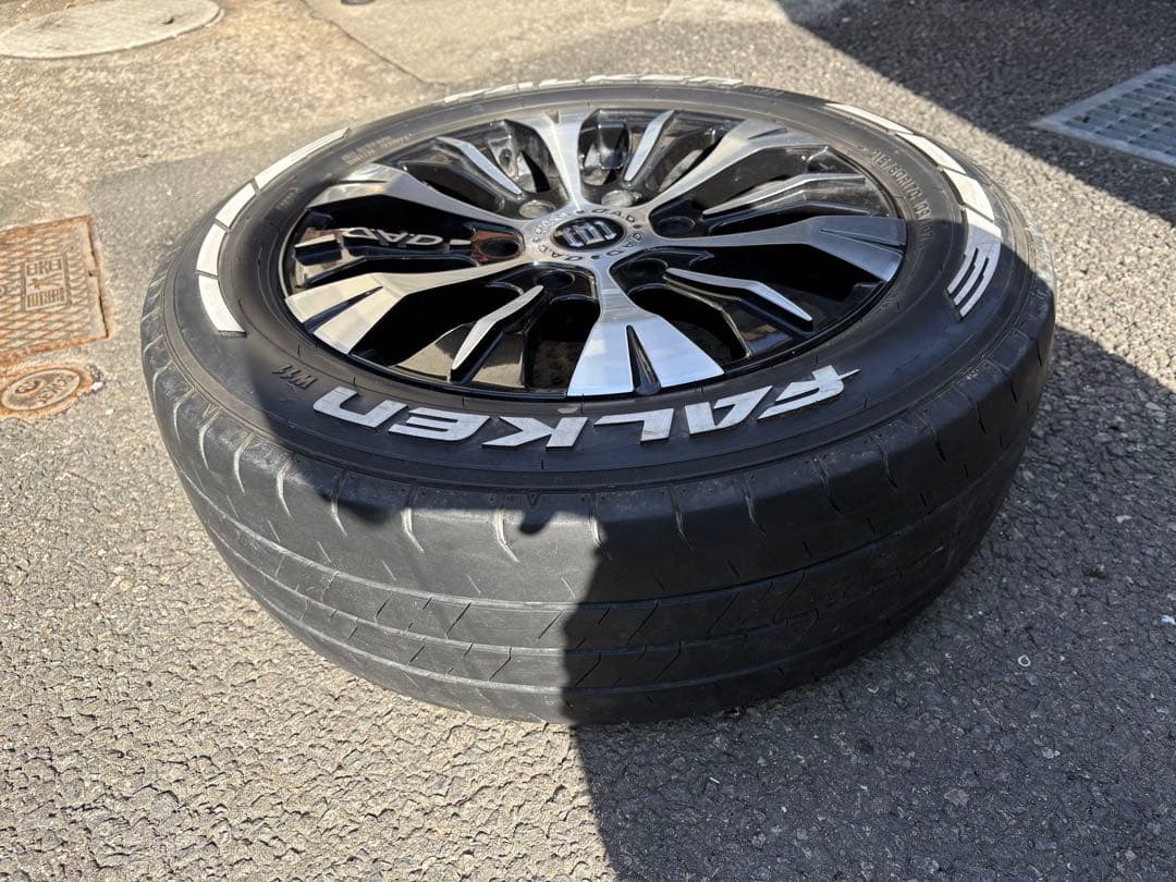 DADギャルソンホイール 17インチ2本②【4本同時購入必須】送料込