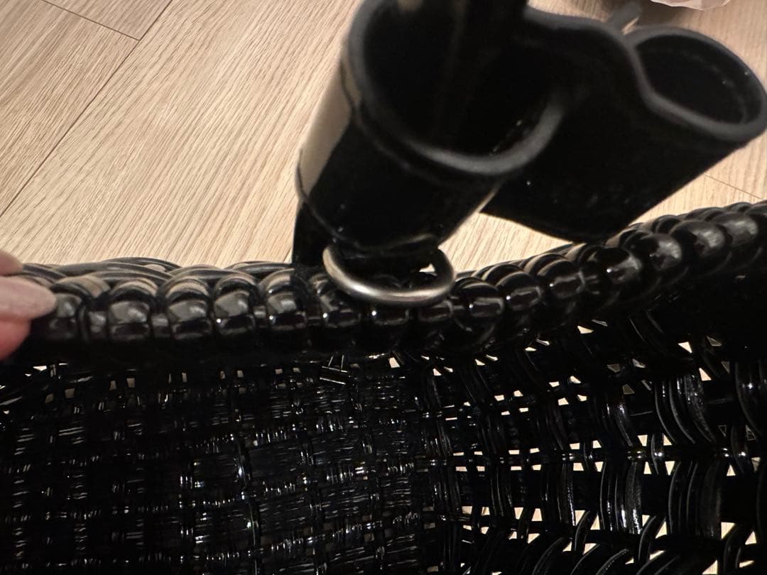 バレンシアガ♡かごバック♡ブラック♡サイズは画像でお確かめください