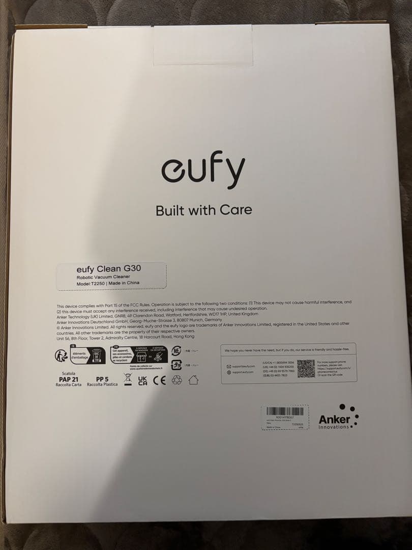 eufy Clean G30 ロボット掃除機 本体 新品未使用品！