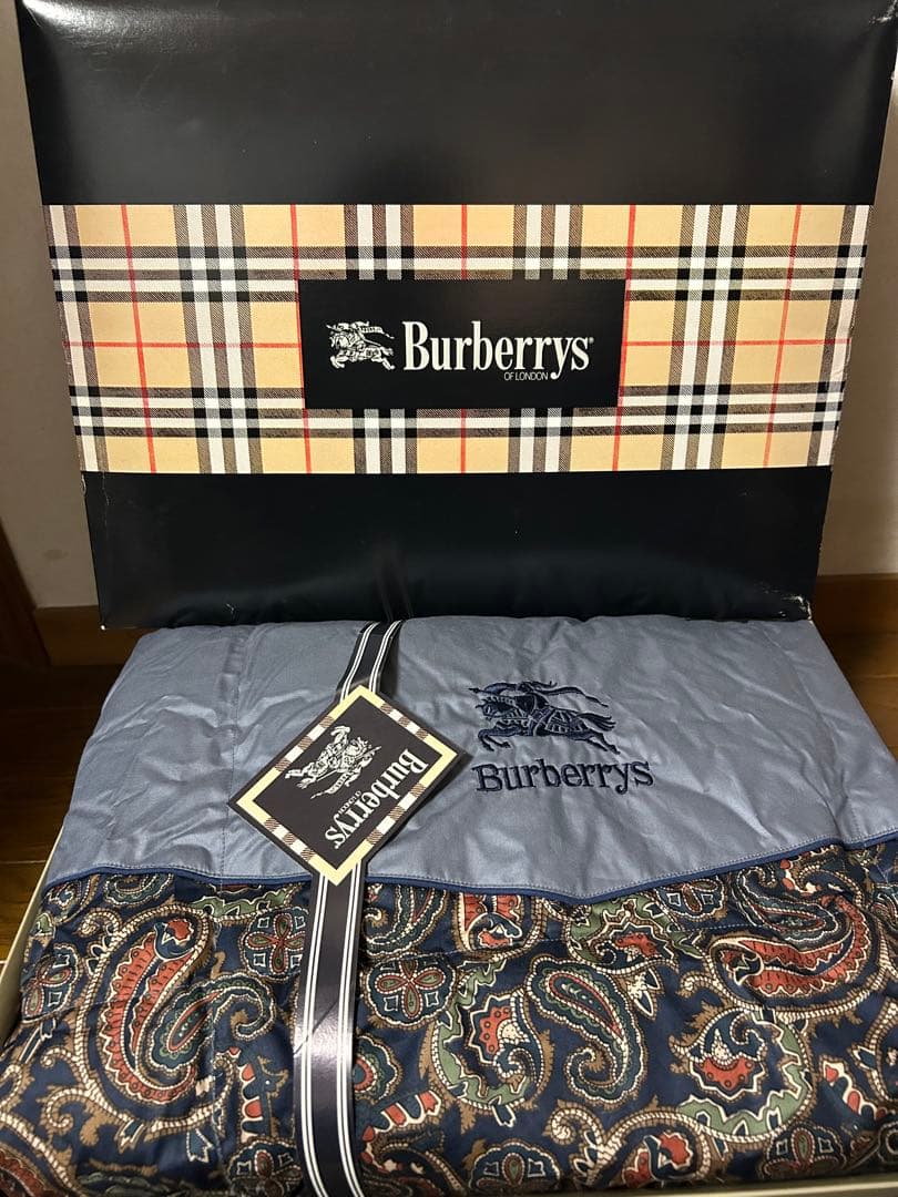 BURBERRYバーバリー羽毛掛ふとん2個セット シングルサイズ150×200