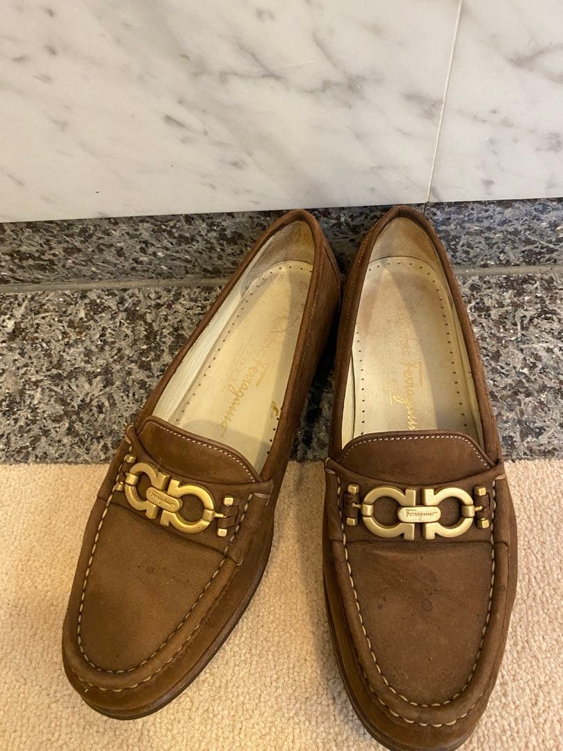 トッズ ローファー 36 1/2 TOD's ブラウン