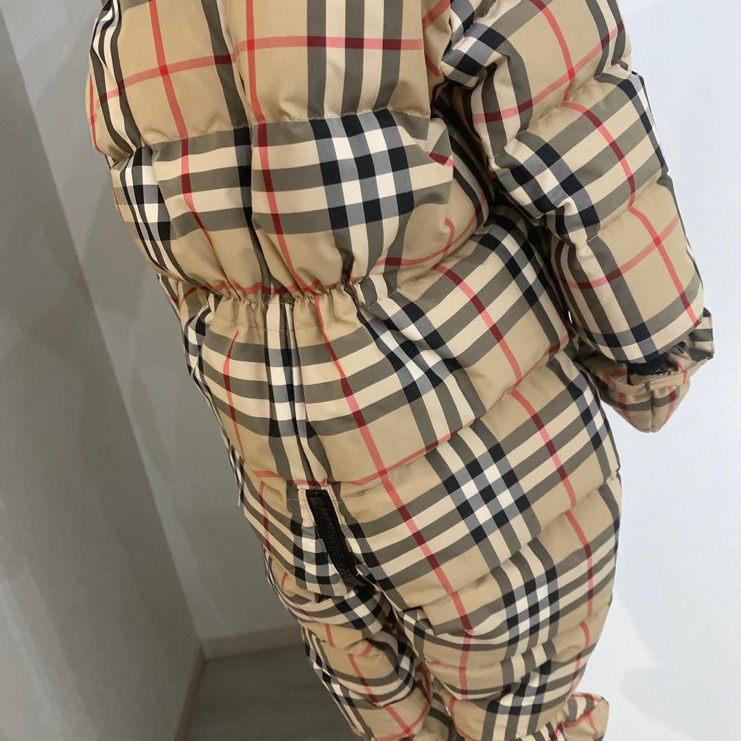 正規美品！Burberryバーバリーチェック新生児赤ちゃんボディースーツセット